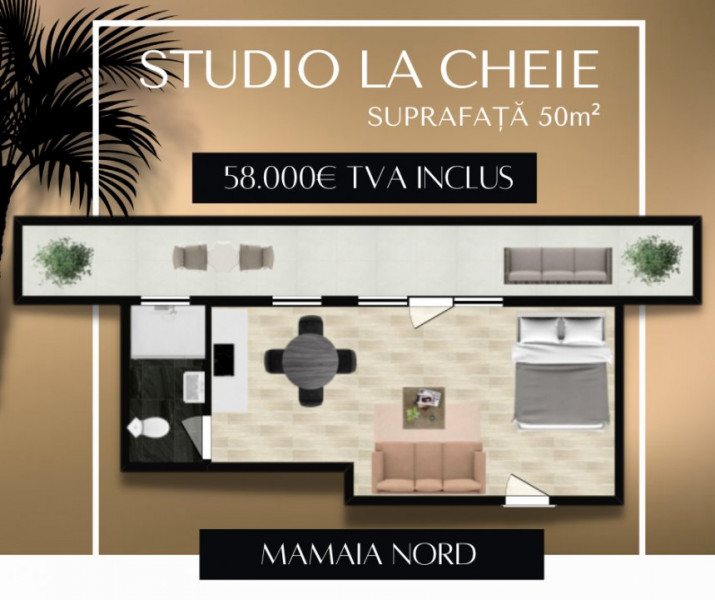 Investitie | Studio-uri la cheie in Mamaia Nord