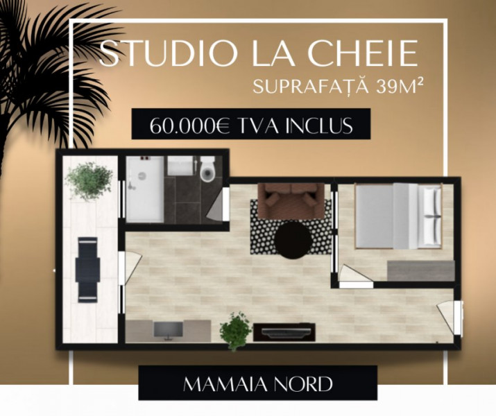 Investitie | Studio-uri la cheie in Mamaia Nord